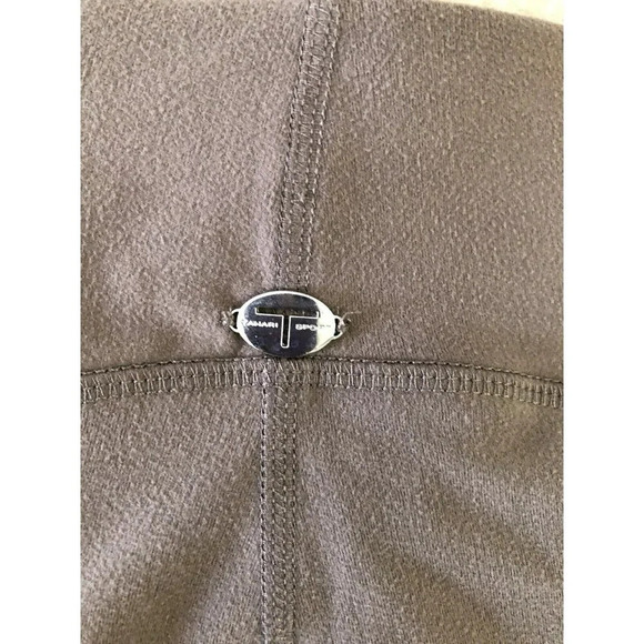 Tahari Sport NWT Women Brown Activewear Yoga Pant Legging Side Mesh Breathable M - Picture 5 of 10